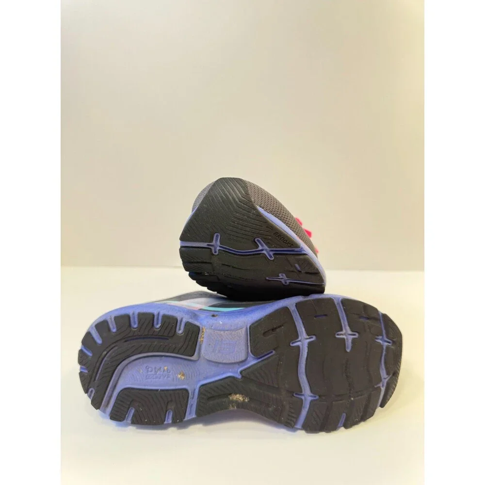 9. Brooks Women's Ghost 15 Neutral Running Shoe - Black/Blue/Aruba - 9 Medium - Picture 4 of 5